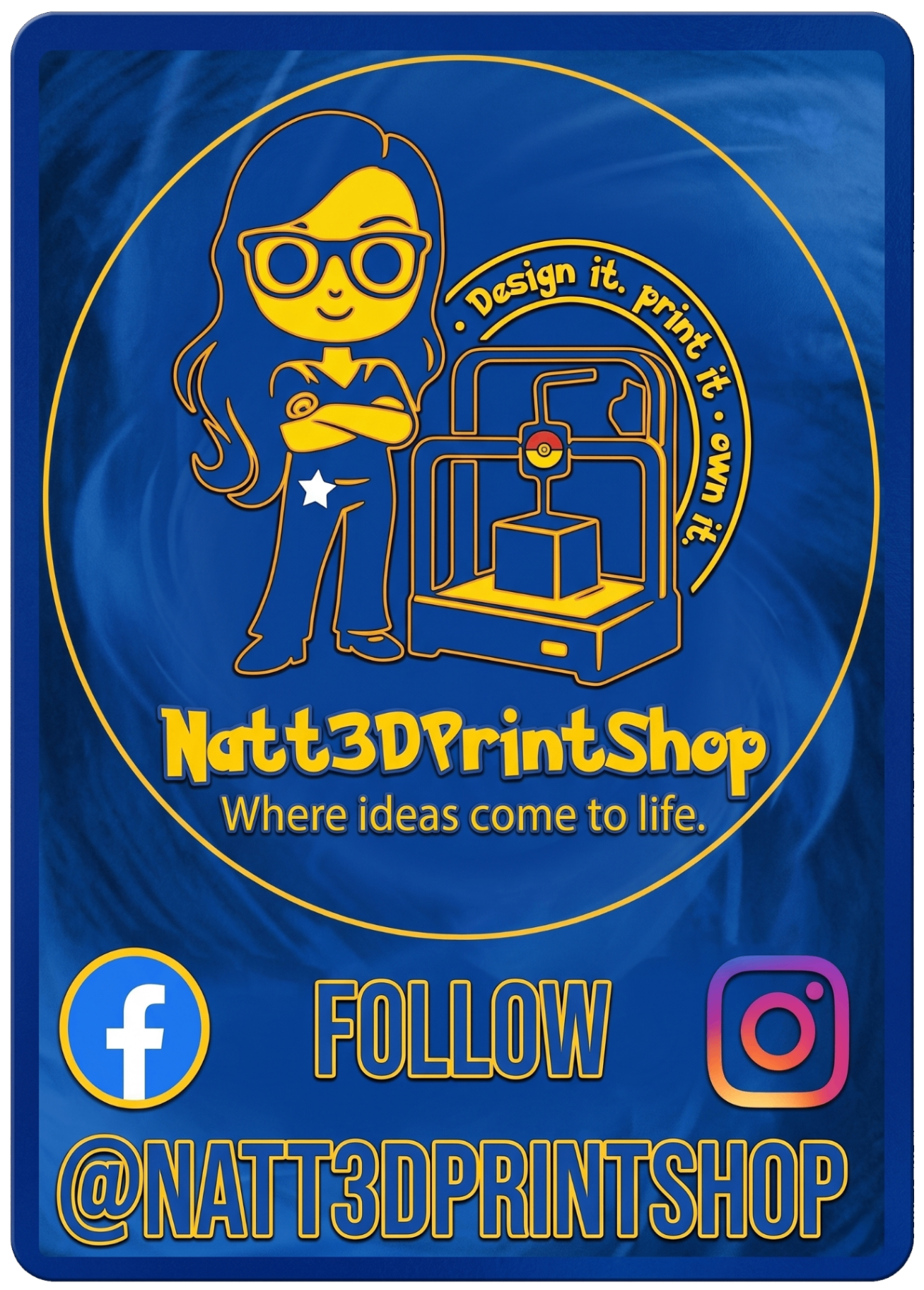 Natt3DPrintShop logo